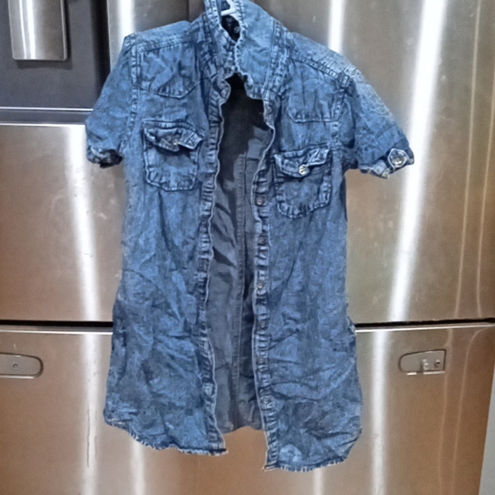 Girls jean shirt